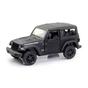 Машина Uni-Fortune JEEP WRANGLER RUBICON 2021 (матова) чорна (554060STM) - зменшене зображення 1