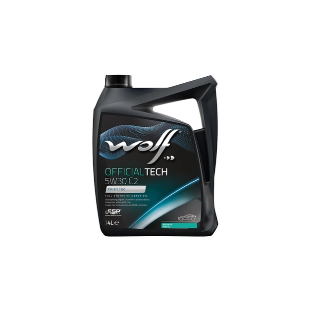 Моторна олива Wolf OFFICIALTECH 5W30 C2 4л (8309014) - зображення 1