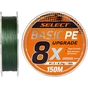 Шнур Select Basic PE 8x 150m Dark Green 0.8/0.12mm 14lb/6kg (1870.31.33) - уменьшенное изображение 1