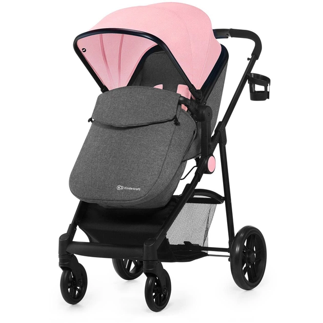 Коляска Kinderkraft 3 в 1 Juli Pink (KKWJULIPNK3000) (5902533911745) - изображение 1