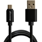 Дата кабель USB 2.0 AM to Micro 5P 1.0m Cu, 2.1A, Black Grand-X (MM-01B) - уменьшенное изображение 2