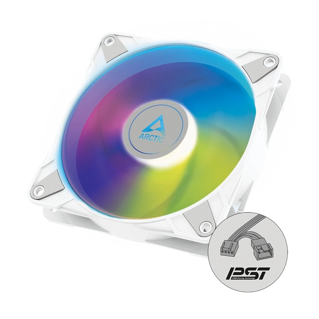 Кулер для корпуса Arctic P14 PWM PST/A-RGB WHITE (ACFAN00276A) - изображение 1