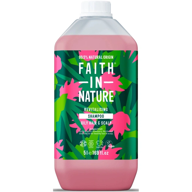 Шампунь Faith in Nature Натуральный С фруктом дракона 5 л (708002905711) - изображение 1
