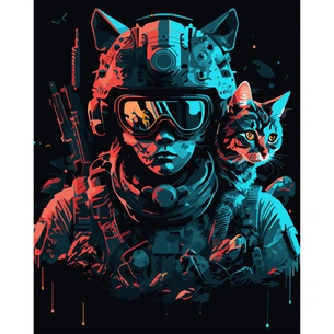 Картина по номерам Santi Кіборг, 40*50 см (954469) зображення 1