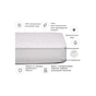 Наматрацник MirSon Natural Line Стандарт Tencel Aloe Vera 985 160x190 см (2200000838773) - зменшене зображення 3