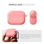 Чехол для наушников Armorstandart Hang Case For Apple AirPods Pro 3 Pink (ARM88280) - уменьшенное изображение 2