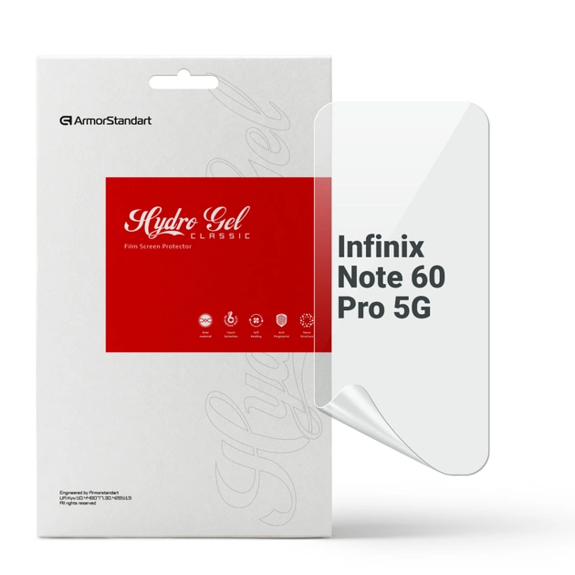 Пленка защитная Armorstandart hydrogel Infinix Note 60 Pro 5G (ARM91515) - изображение 1