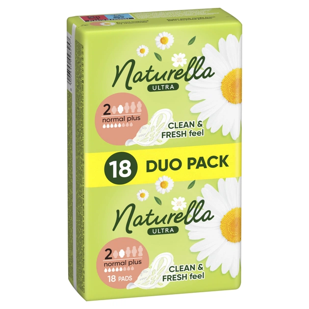 Гігієнічні прокладки Naturella Ultra Normal Plus (Розмір 2) 18 шт. (8006540098257) - picture 2