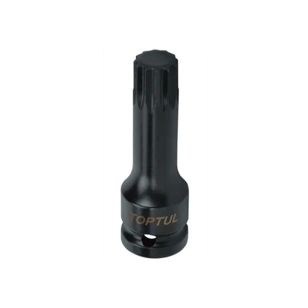 Торцева головка Toptul SPLINE ударна М14 L77мм 1/2" (KADB1614L) - изображение 1
