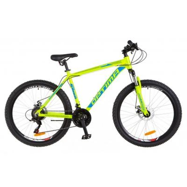 Велосипед Optimabikes 26" MOTION 2018 AM 14G DD рама-13" Al салатово-синій (OPS-OP-26-113) - зображення 1