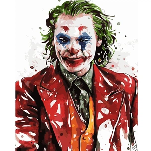 Картина по номерам Strateg Акварельний Джокер 40х50 см (VA-2722) зображення 1
