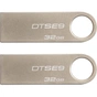 USB флеш накопичувач Kingston 2x32GB DataTraveler SE9 USB 2.0 (DTSE9H/32GB-2P) - зменшене зображення 1