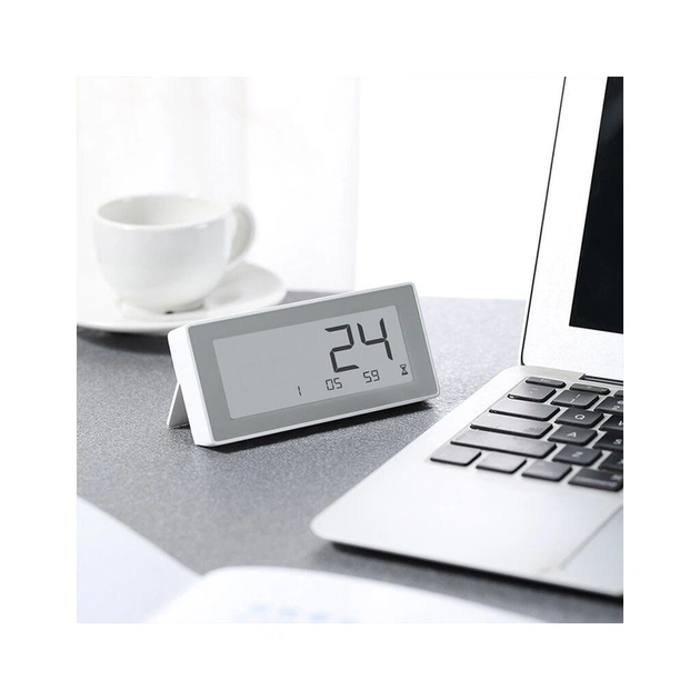 Термо-гігрометр Xiaomi Miaomiaoce Smart clock temperature and humidity meter (MHO-C303) - изображение 4
