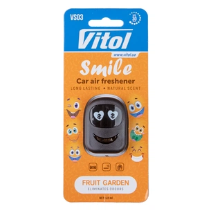 Ароматизатор для автомобіля Vitol Smile Fruit Garden 4мл (VS03) зображення 1