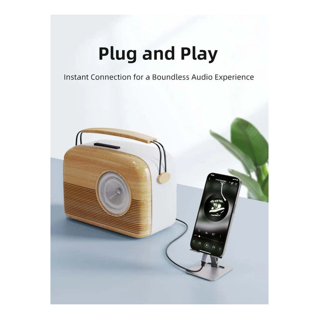 Кабель мультимедійний USB-C to 3.5mm M 1.0m Cabletime (CA915767) - picture 6