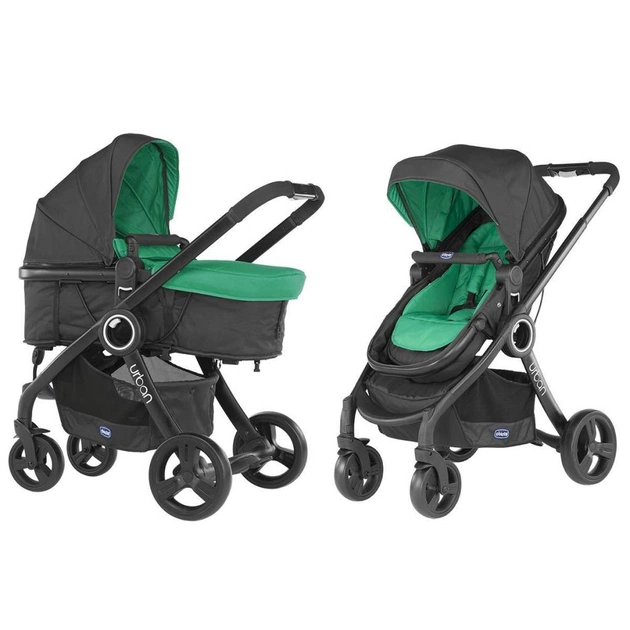 Коляска Chicco Urban Plus 2 в 1 Зелена (79418.10.32) - изображение 1