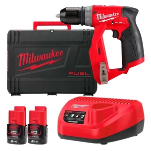 Шуруповерт Milwaukee M12 FDDXKIT-202X, 34 Нм, 2x2Аг, 4 насадки, кейс (4933464979) зображення 1