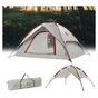Намет Naturehike NH21ZP008 4x Grey/Red (6927595777572) - зменшене зображення 2