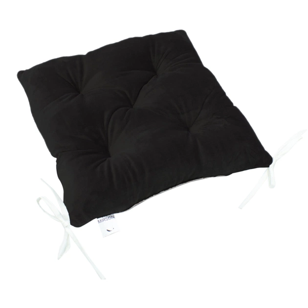 Подушка на стілець MirSon 28-0007 Black Velvet 40х50 см (2200006275800) - зображення 1