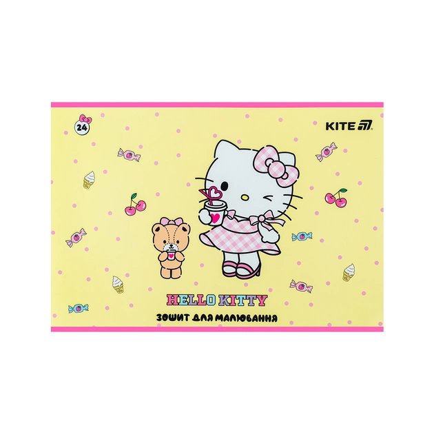 Альбом для малювання Kite Hello Kitty, 24 аркуша (HK25-242-1) - зображення 5