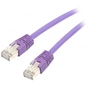 Патч-корд Cablexpert 0.25м S/FTP Cat 6A CU LSZH violet (PP6A-LSZHCU-V-0.25M) - уменьшенное изображение 1