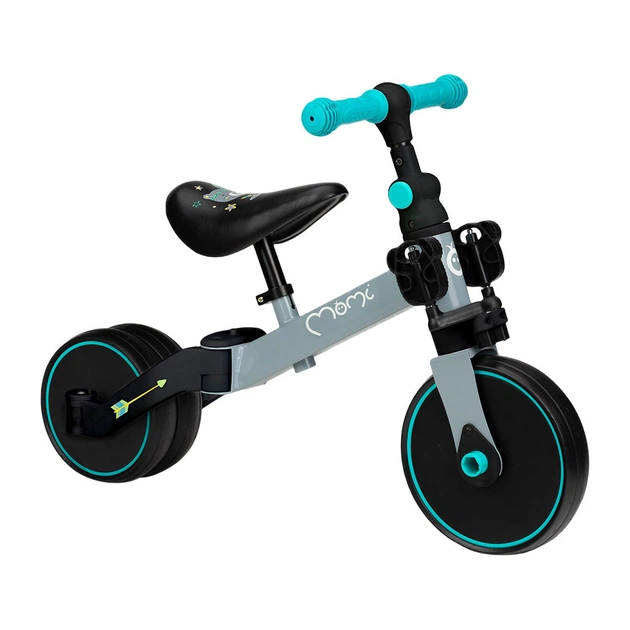Біговел MoMi Loris 3 в 1 велосипед Grey-Turquoise (ROBI00041) - picture 1