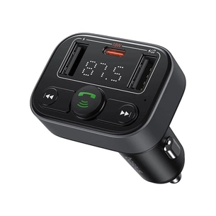 FM модулятор Baseus S-09 Lite Series Black (C10762300113-00) изображение 1