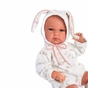 Пупс Llorens Bimba conejita con capazo, 35 см (63548) - зменшене зображення 4