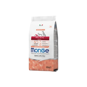 Сухий корм для собак Monge Dog Mini Adult лосось, рис 2.5 кг (8009470011570) зображення 1