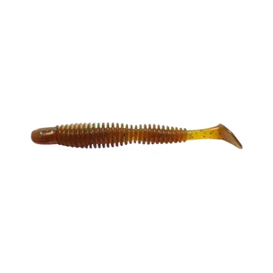 Силікон рибальський Reins Bubbling Shad 4" 565 Motor Oil Green Flake (8 шт/уп.) (1552.03.49) зображення 1