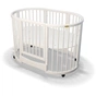 Ліжечко Ingvart Smartbed Plus Round молочний (4739001) - зменшене зображення 1