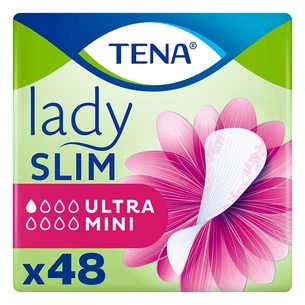 Урологічні прокладки Tena Lady Slim Ultra Mini 48 шт. (7322541360577) зображення 1