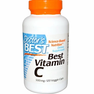 Вітамін Doctor's Best Вітамін С 500мг, 120 гелевих капсул (DRB-00256) зображення 1