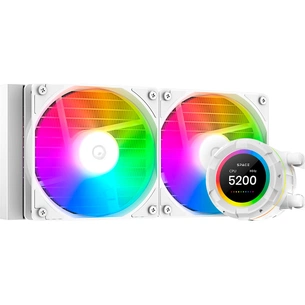 Система рідинного охолодження ID-Cooling SL240 XE White изображение 1