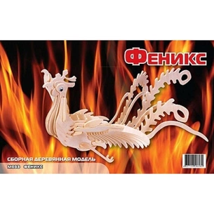 Збірна модель Мир деревянных игрушек Фенікс (М033) зображення 1