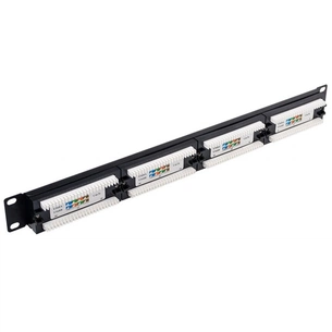 Патч-панель Atcom 19" 24 порта UTP (P5124) изображение 1