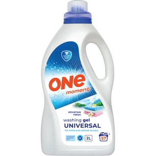 Гель для прання One Moment Universal Mountain Fresh 2 л (4820096036853) зображення 1