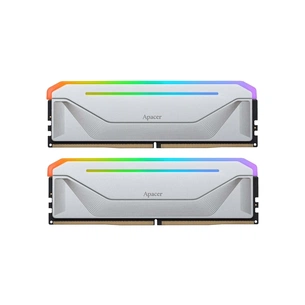 Модуль пам'яті для комп'ютера DDR5 32GB (2x16GB) 5600 MHz NOX RGB Silver Apacer (AH5U32G56C522NWAA-2) зображення 1