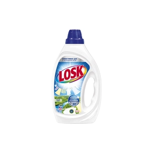Гель для прання Losk Гірське Озеро Для білих та світлих речей 990 мл (9000101599985) зображення 1