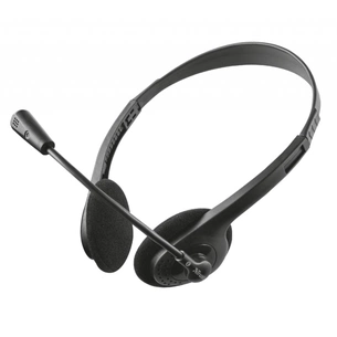 Навушники Trust Ziva Chat 3.5mm Black (21517) зображення 1