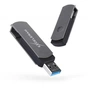 USB флеш накопичувач eXceleram 64GB P2 Series Gray/Black USB 3.1 Gen 1 (EXP2U3GB64) - зменшене зображення 1