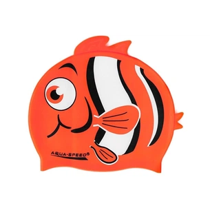 Шапка для плавання Aqua Speed Zoo 115-75-Nemo 5758 помаранчева рибка Діт OSFM (5908217657589) зображення 1