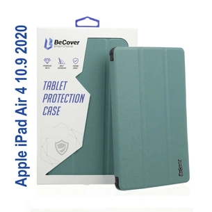 Чохол до планшета BeCover Soft Edge Pencil mount Apple iPad Air 4 10.9 2020/2021 Dark Green (706818) зображення 1