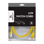 Патч-корд Cablexpert 5м UTP cat 6 CCA yellow (PP6U-5M/Y) - зменшене зображення 2
