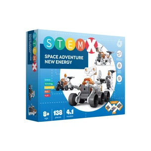 Конструктор Stem 4 в 1 Космічна пригода 138 деталей (3858894673049) зображення 1