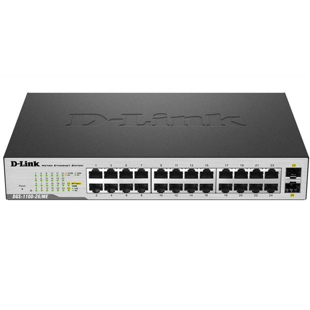 Комутатор мережевий D-Link DGS-1100-26/ME - изображение 1