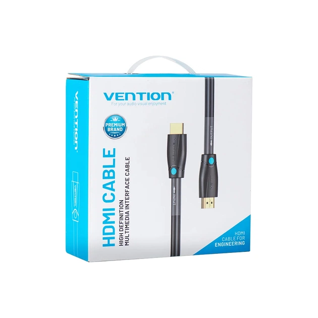 Кабель мультимедійний HDMI M to HDMI M 10.0m V2.0 4K60Hz black Vention (AAMBL) - picture 2
