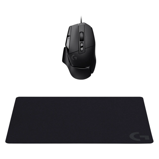 Мишка Logitech G502 X USB + ігрова поверхня G240 Black (991-000489) - изображение 1