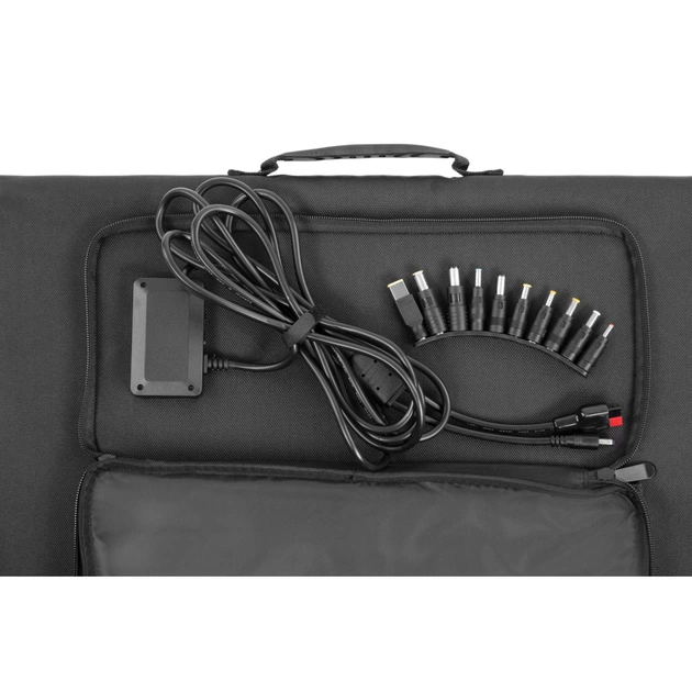 Портативна сонячна панель 2E 120W charger, DC, USB-С PD18W, USB-A 24W (2E-LSFC-120) - picture 4