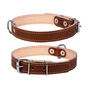 Нашийник для тварин Collar подвійний Ш 14 мм Д 27-35 см коричневий (00126) - зменшене зображення 1
